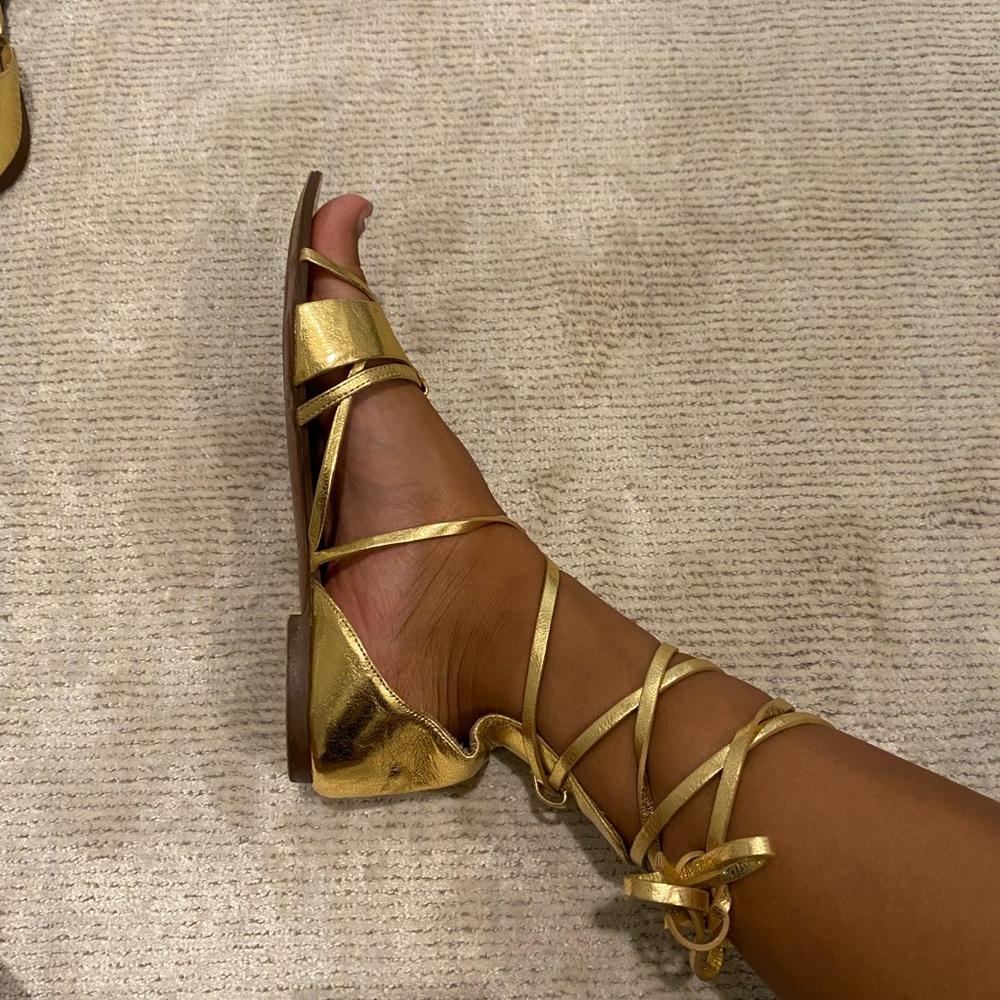 Gold Sandals - Picture 2 of 8